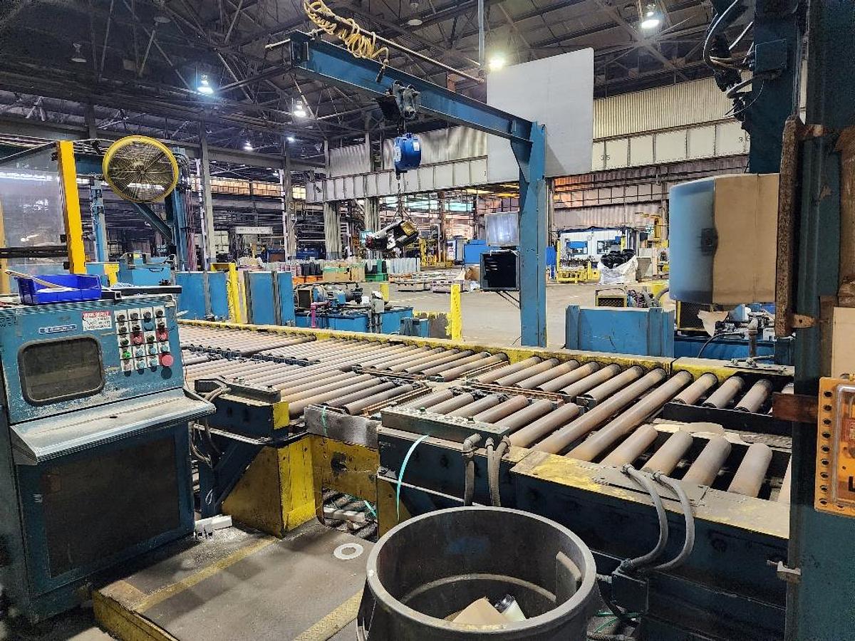 Used 72" OD x 10,000 Lbs. Stamco Banding Line