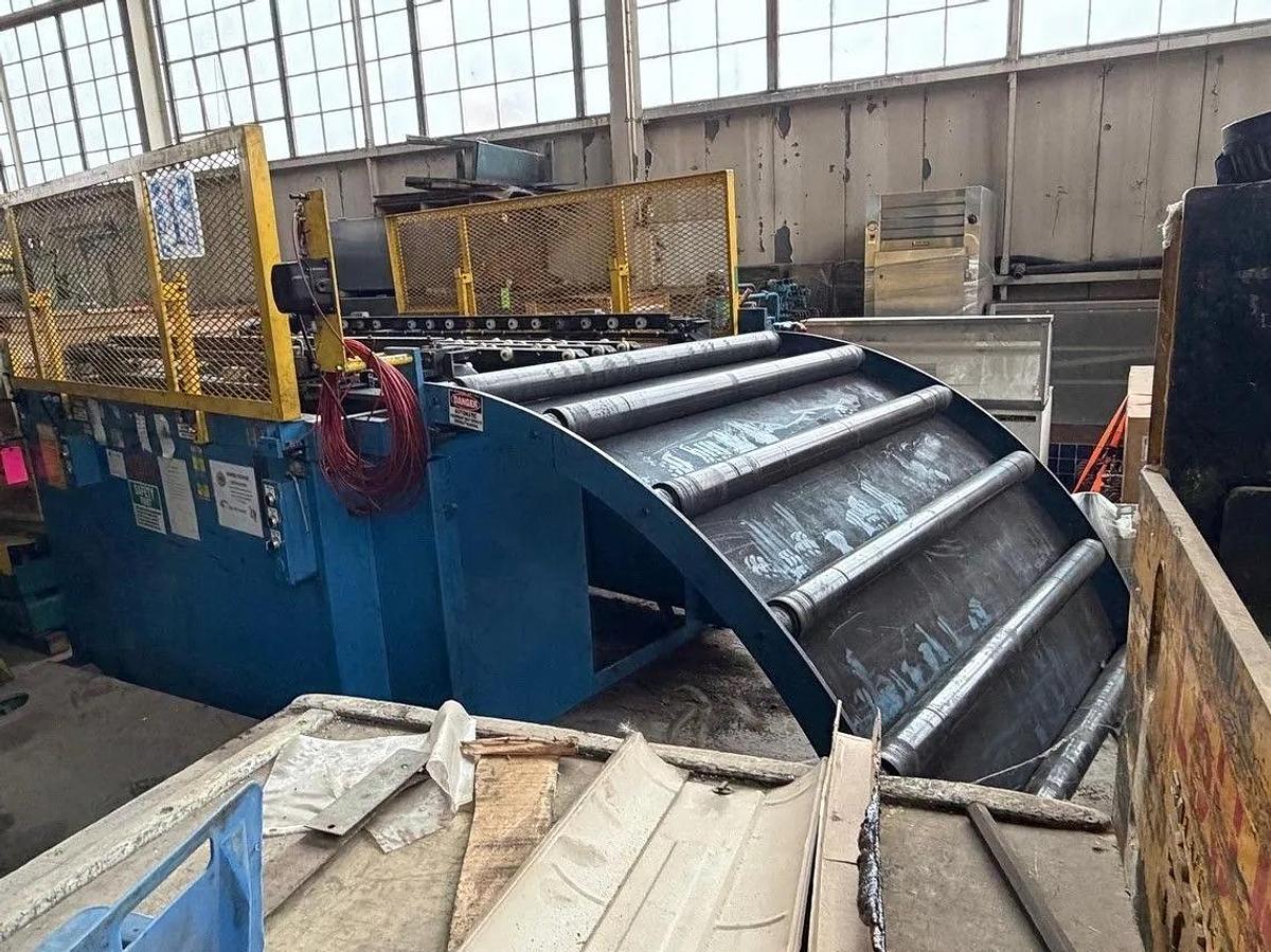 Used 60” x .075” x 50,000 Lb. Red Bud Cut To Length Line