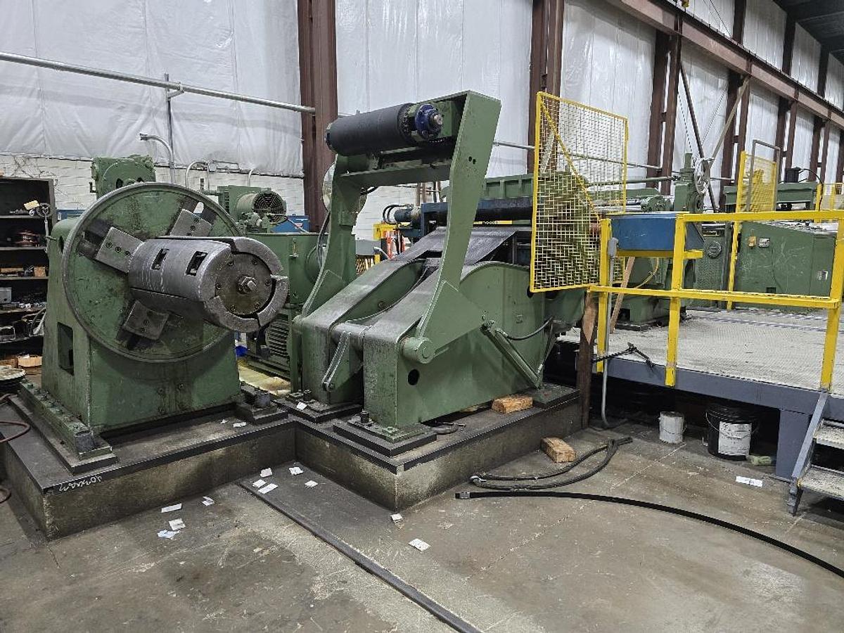 Used 36” x 30,000 lb Nova Slitting Line