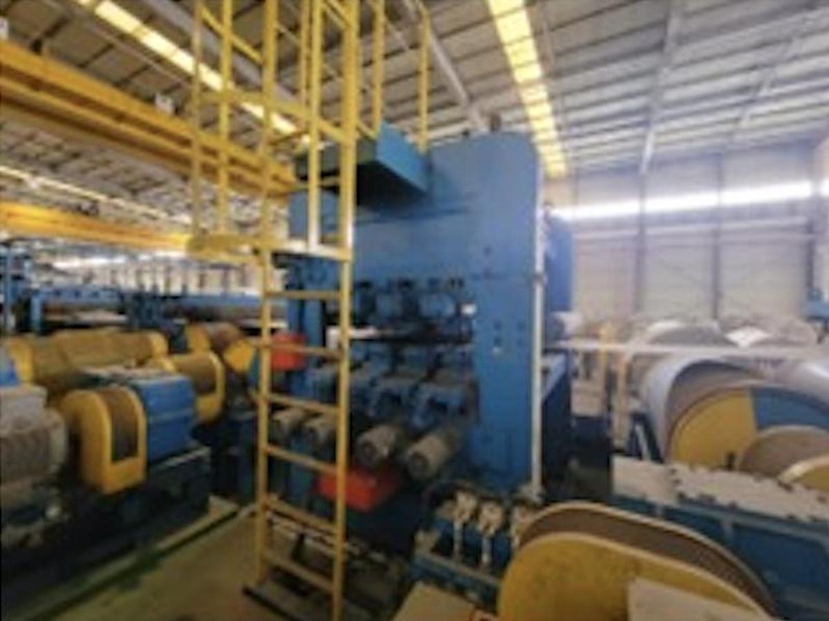 Used 63” x 0.079” x 28,000 Lb Tension Leveling Line