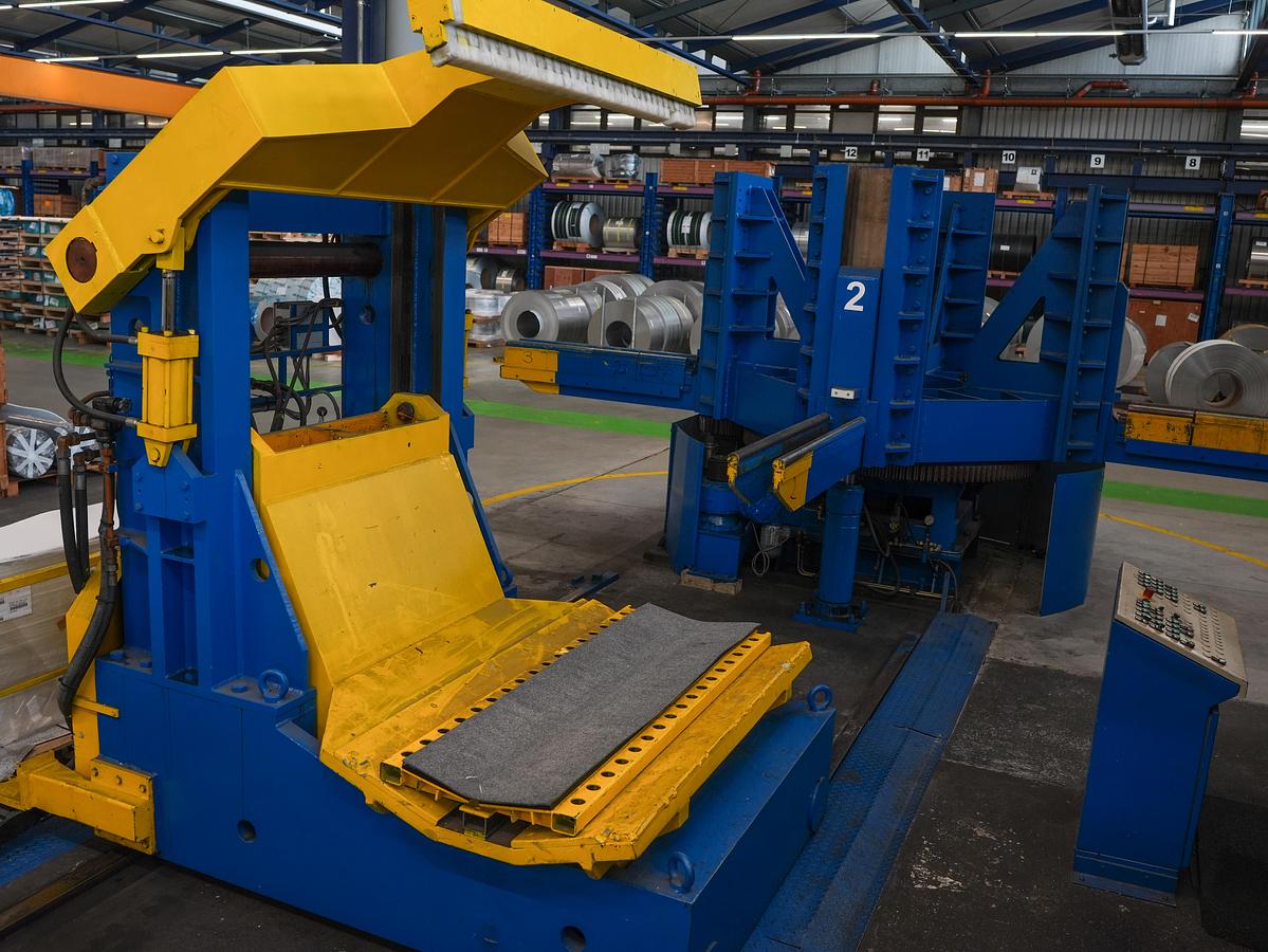 Used 65” x .098” Stainless Steel Slitting Line