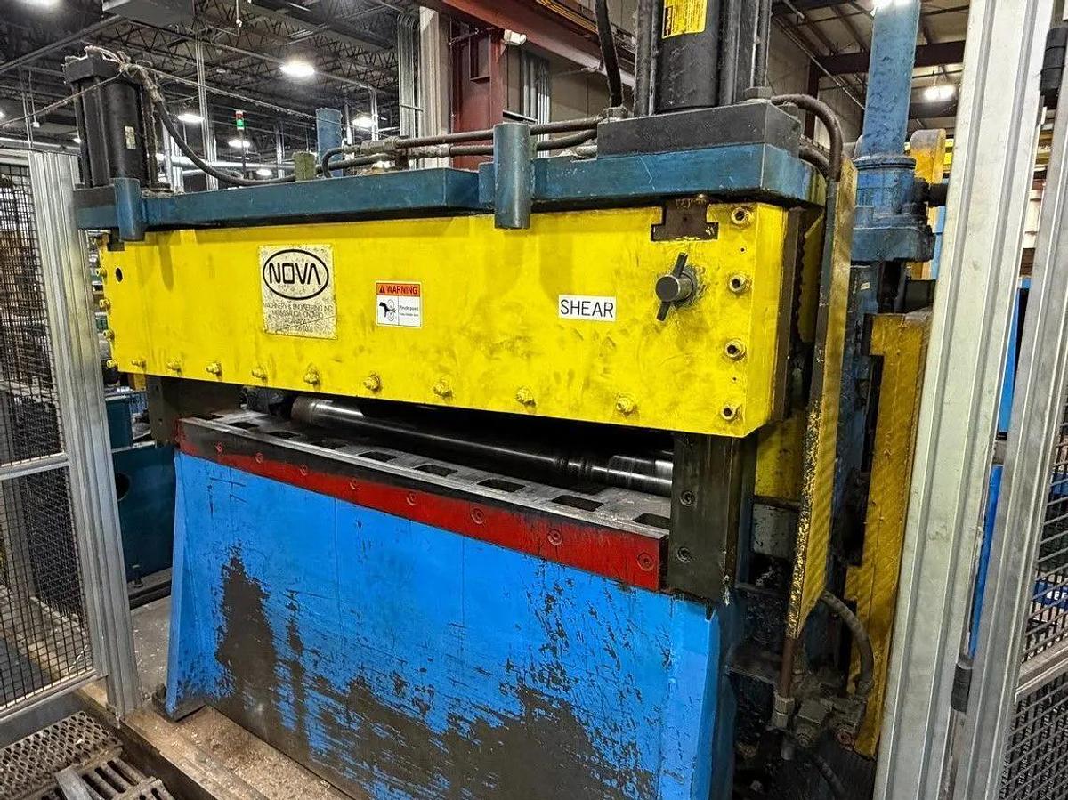 Used 54” x 0.187” x 40,000# Loopco Slitting Line