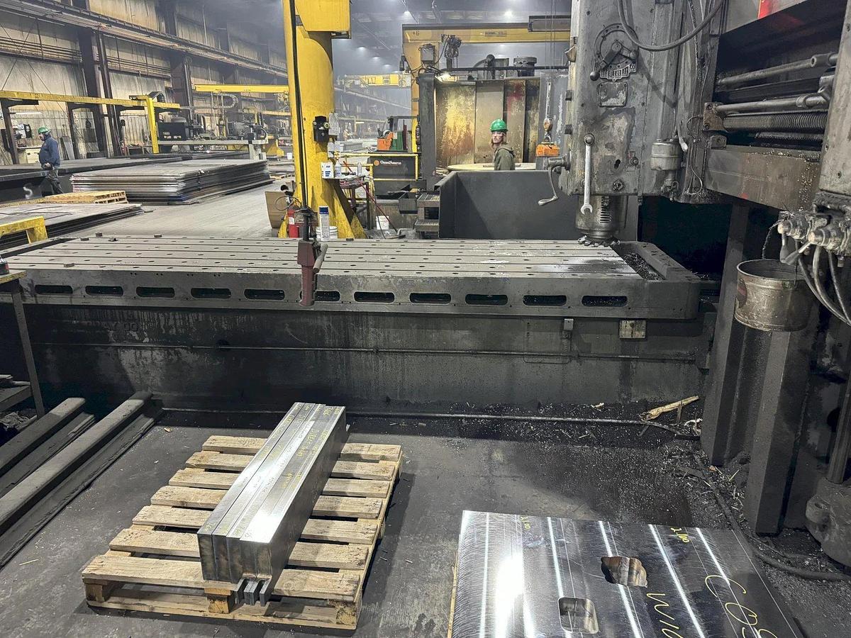 Used 44" x 144" Gray Double Sided Planer Mill