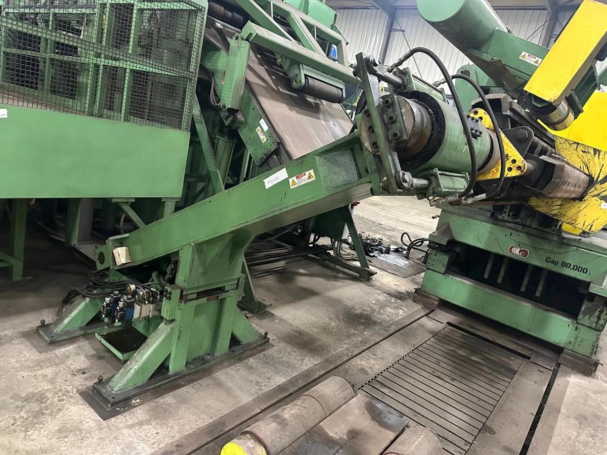 Used 75” x 80000 Lbs Red Bud Uncoiler