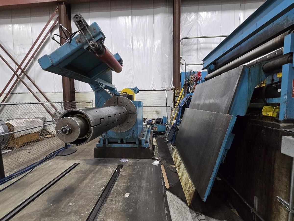 Used 72” X 50,000 Lb Loopco Slitting Line