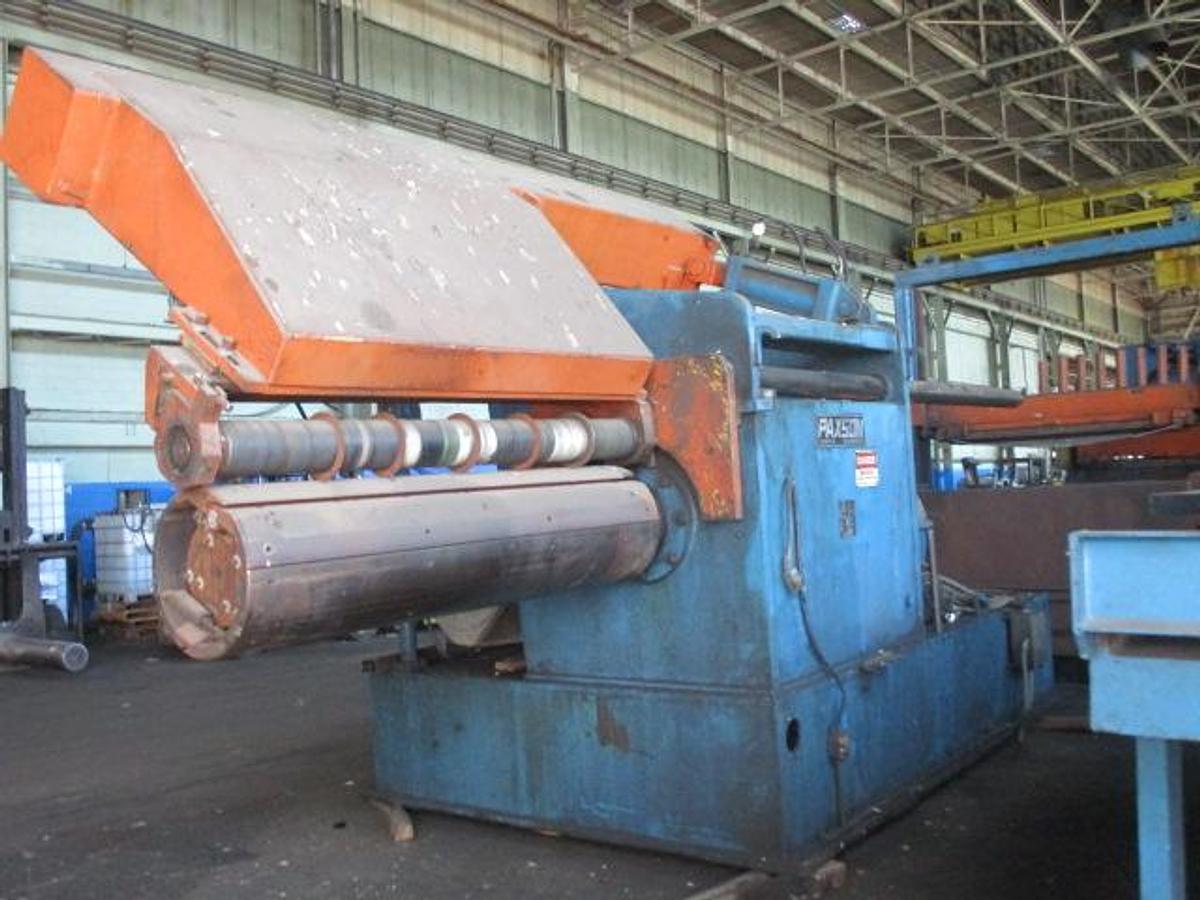Used 72″ x .375″ x 50,000Lb Paxson Loop Slitting Line