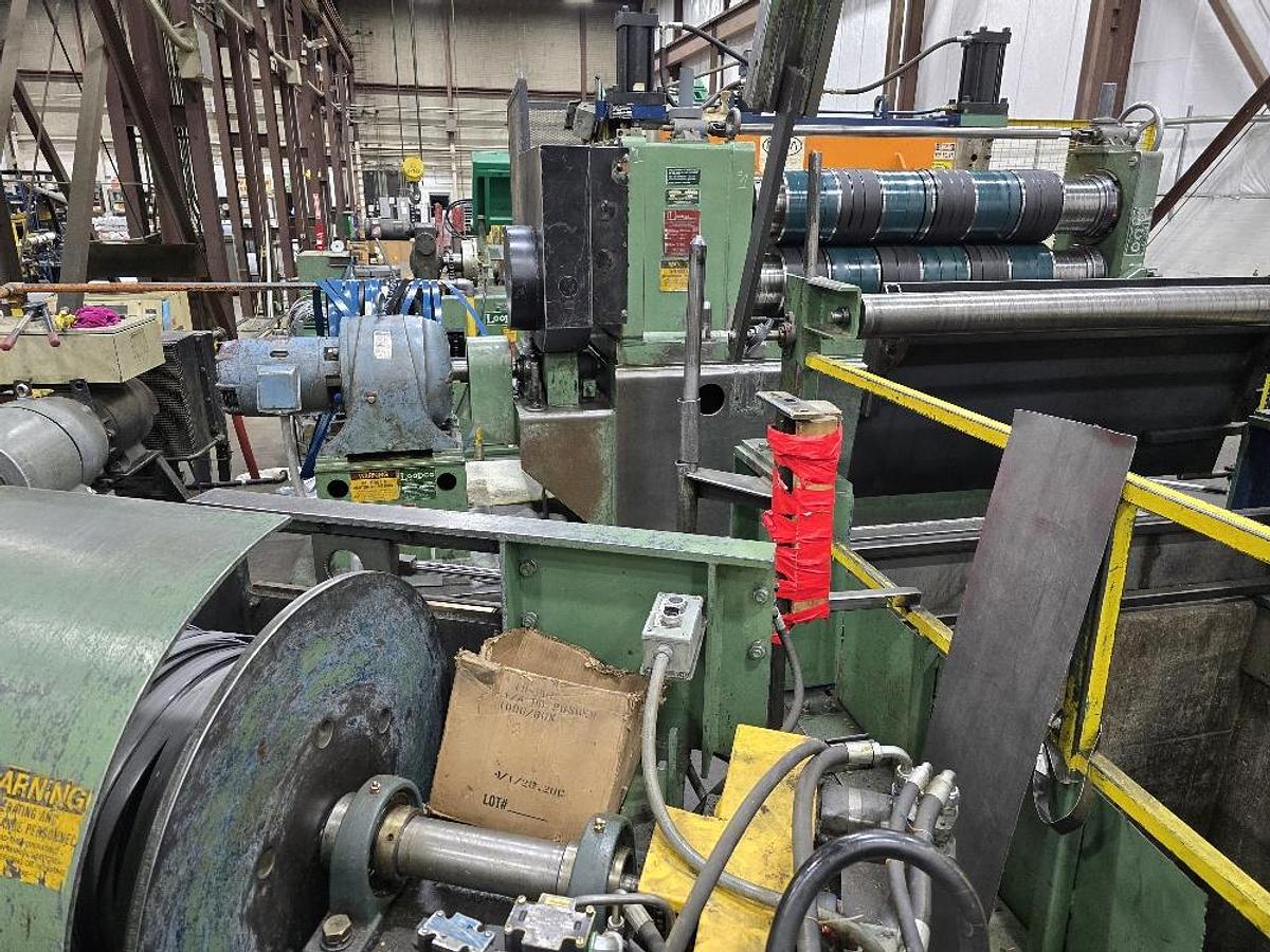 Used 60” X 50,000 Lb Loopco Slitting Line