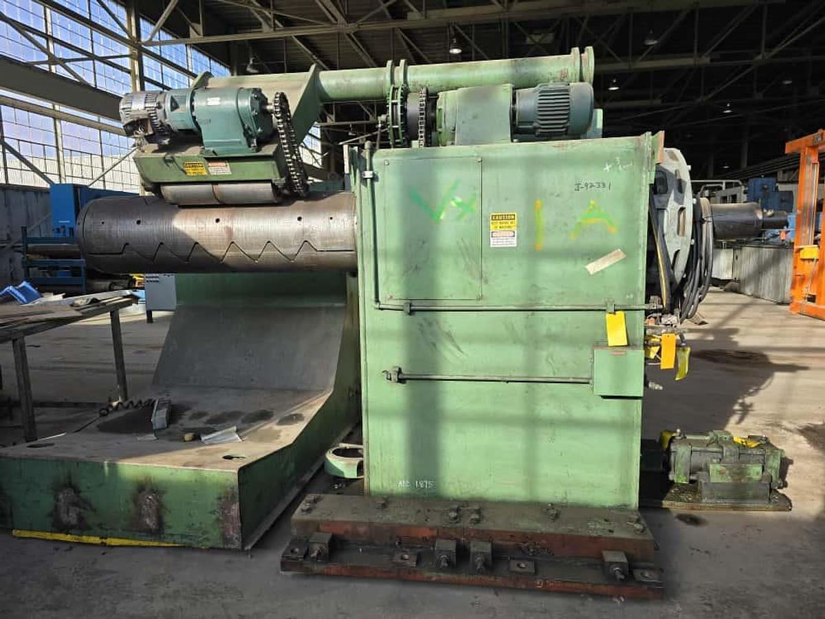 Used 60” x 40,000 lbs Herr-Voss Uncoiler