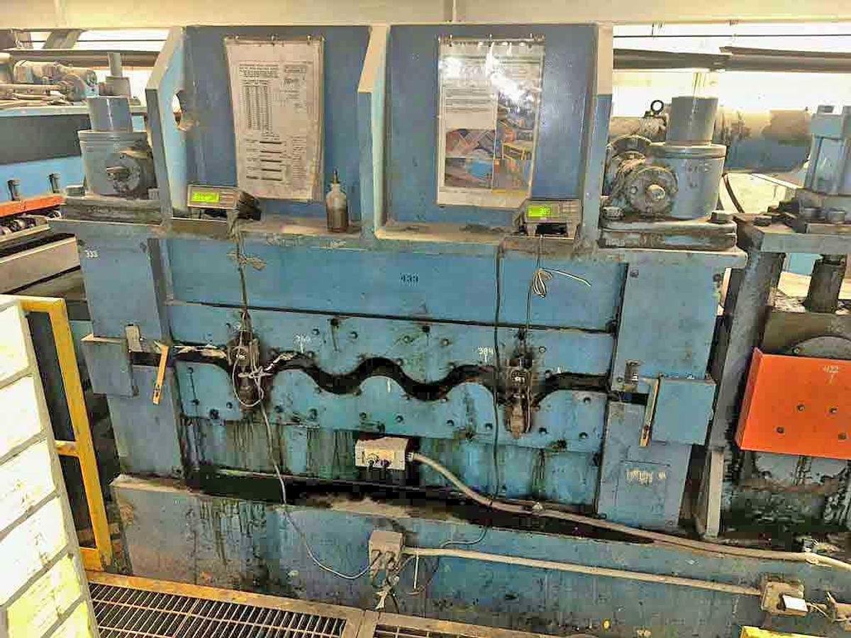 Used 72” X 0.500” X 60,000 Lbs. Delta Cut-To-Length Line