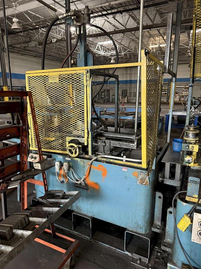 Used 12 Stand x 2" Arbor x 12" Roll Space Bradbury Stud Mill / Roll Forming Line