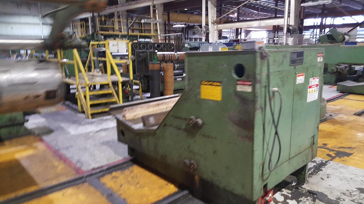 Used 60” x .125" x 40,000 Lbs. UMI Slitting Line