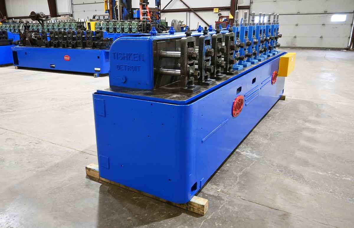 Used 12 Stand x 2” x 8” Tishken Rollformer