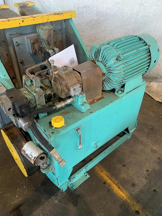 Used 84" x 80,000 Lbs. Yoder Recoiler