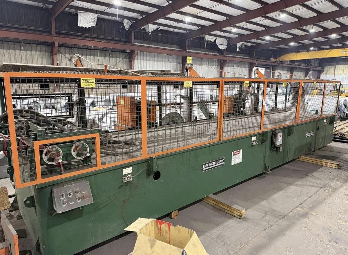 Used 14 Stand x 3" x 44" Bradbury Model 320 Panel Roll Forming Line