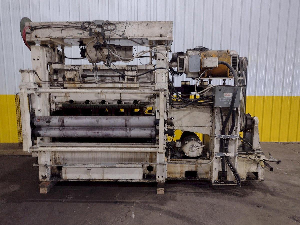 Used 60" WIDE X .064" MAUST MODEL #60x1-1/4 17-ROLL 6-HIGH BACKED UP PRECISION LEVELER