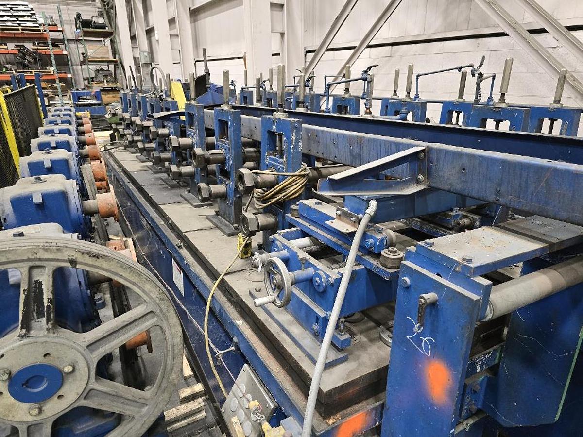 Used 15 Stand x 3" Bradbury Rollformer