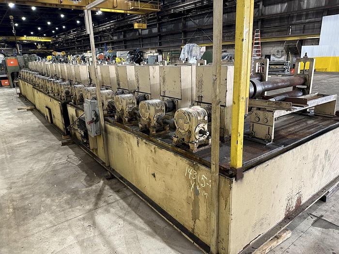 Used 18 STAND X 4" X 60"W BRADBURY MODEL #03-60-18 ROLLFORMER