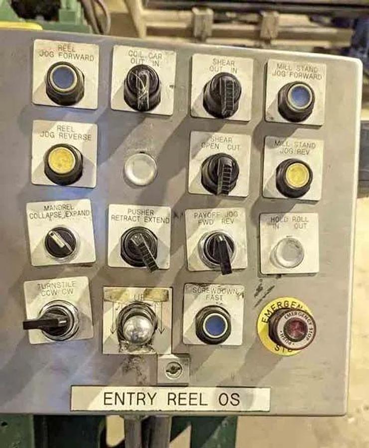 Used 4" X 12" X 16" MECO 4 HI NON REVERSING ROLLING MILL