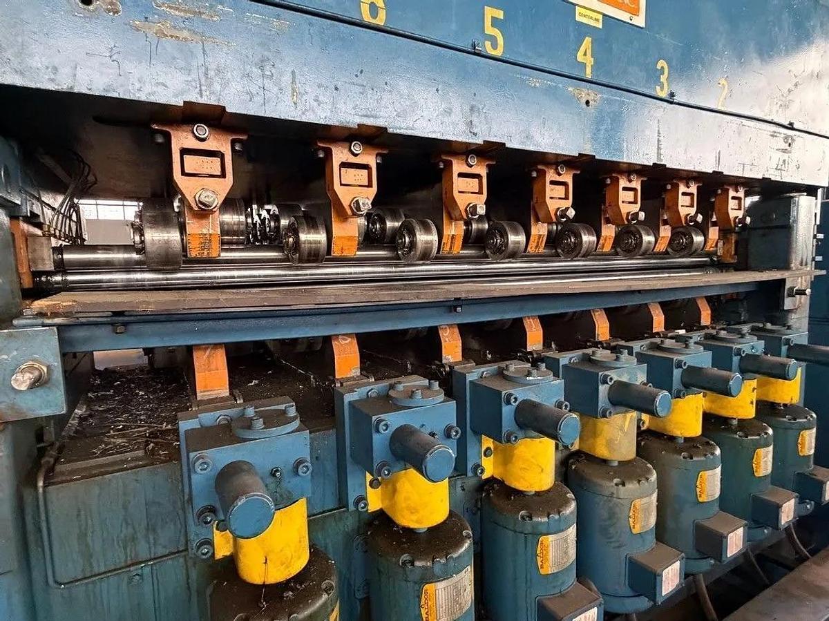 Used 60” x .075” x 50,000 Lb. Red Bud Cut To Length Line