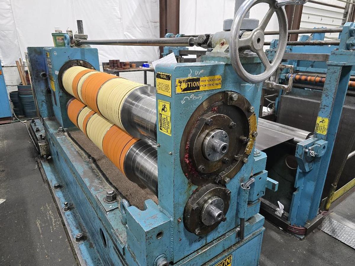 Used 72” X 50,000 Lb Loopco Slitting Line