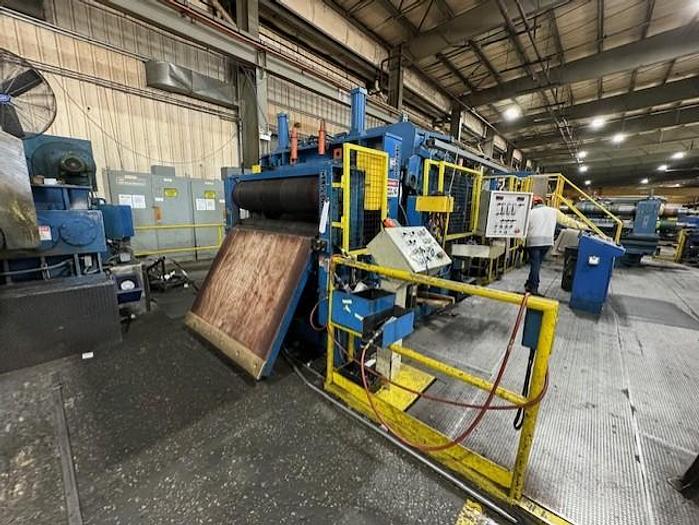 Used 60" x .250" x 50,000lbs Pro Eco Slitting Line