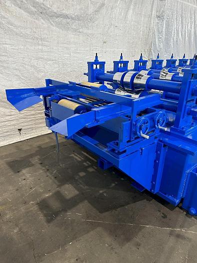 Used 14 STAND x 3.5" x 48" BRADBURY "36" SHADOW WALL PANEL" RAFTED ROLLFORMER