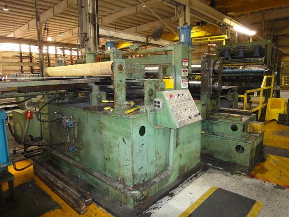 Used 60” x .125" x 40,000 Lbs. UMI Slitting Line