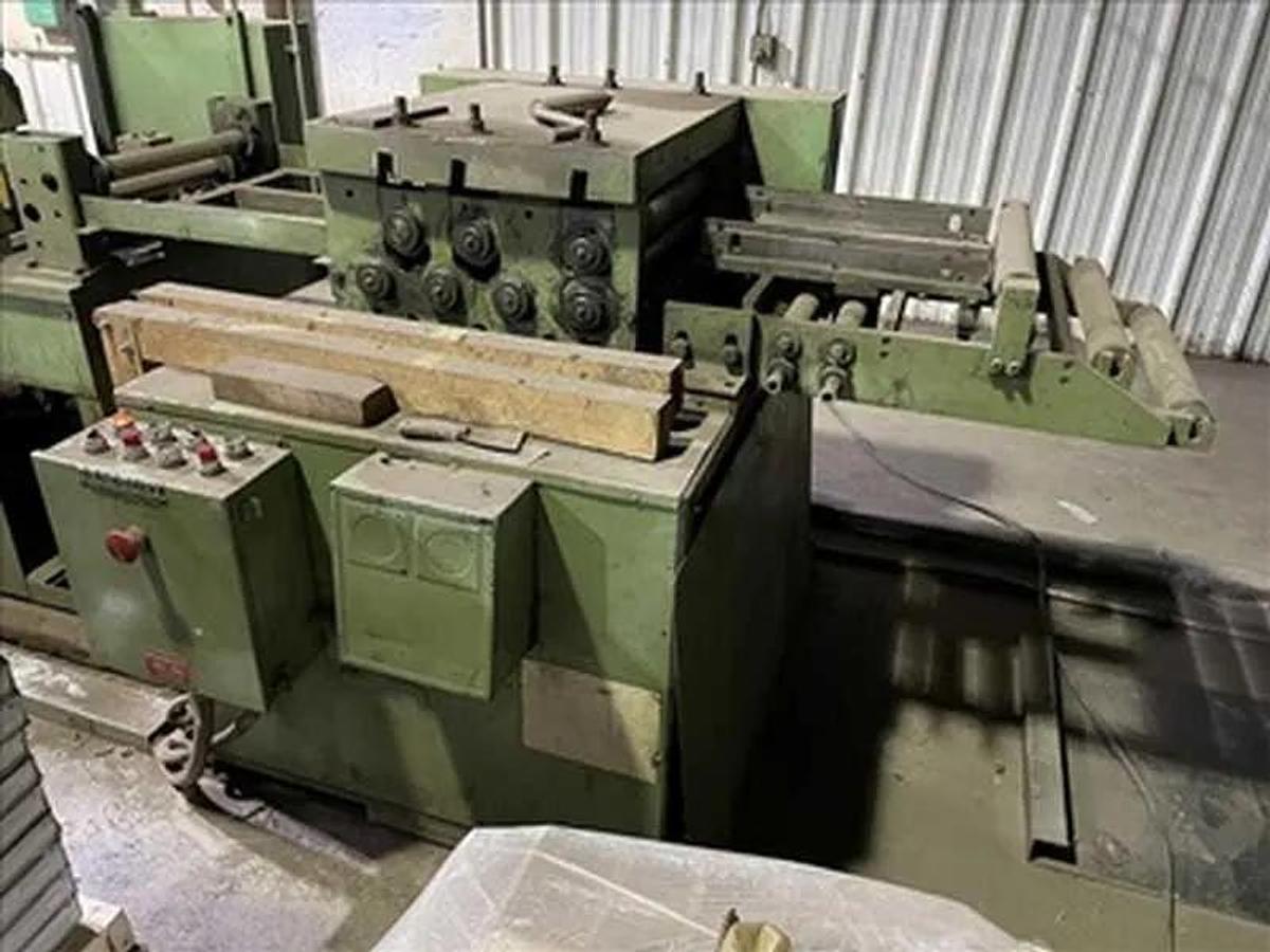 Used 12 Stand x 30” x 3” Bradbury Zee Purlin Rollforming Line