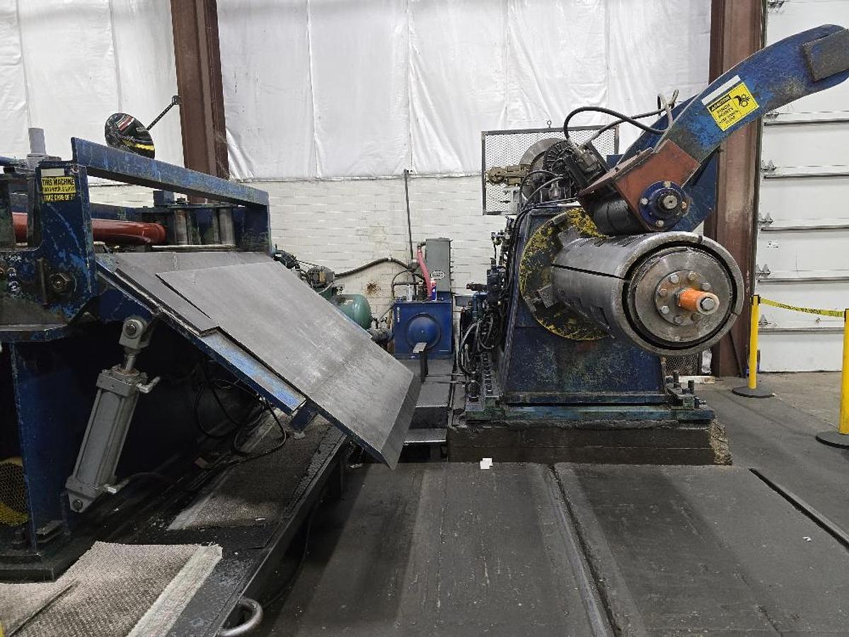 Used 60” X 50,000 Lb Braner Slitting Line