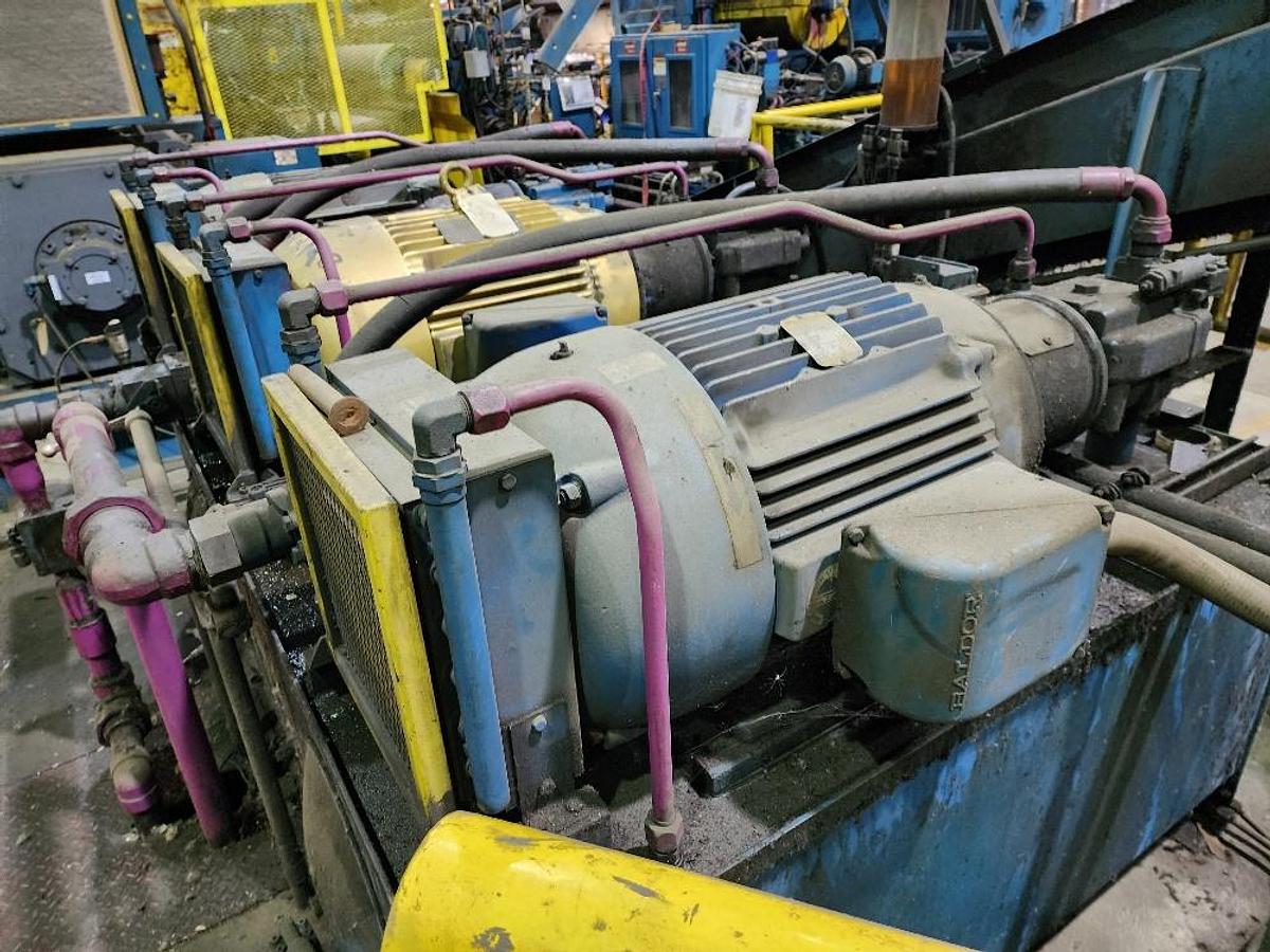 Used 52” x .100” x 35,000 Lb. Stamco Double-Loop Slitting Line