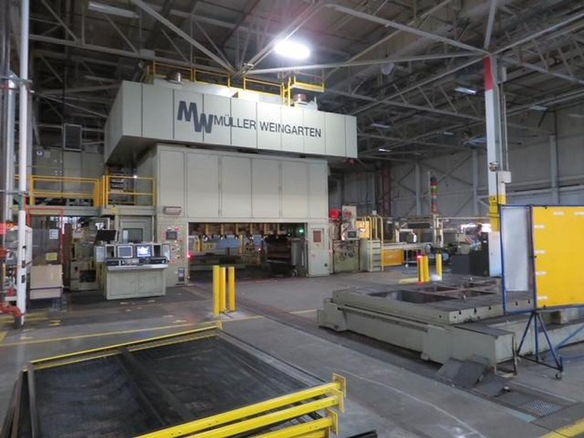 Used 1500 Ton Mueller Weingarten Progressive Press