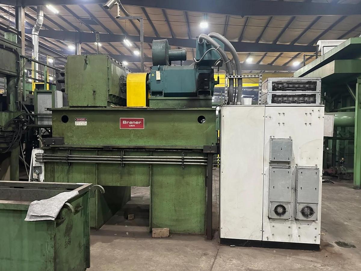 Used 72" X .040- 375" Braner Cassette Leveler