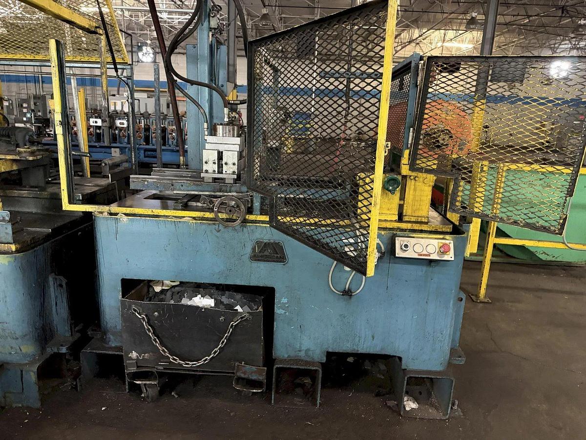 Used 12 Stand x 2" Arbor x 12" Roll Space Bradbury Stud Mill / Roll Forming Line