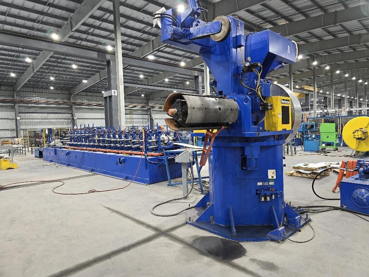 Used ASC 17-Stand x 2-1/2" Stud & Track Roll Form Line 