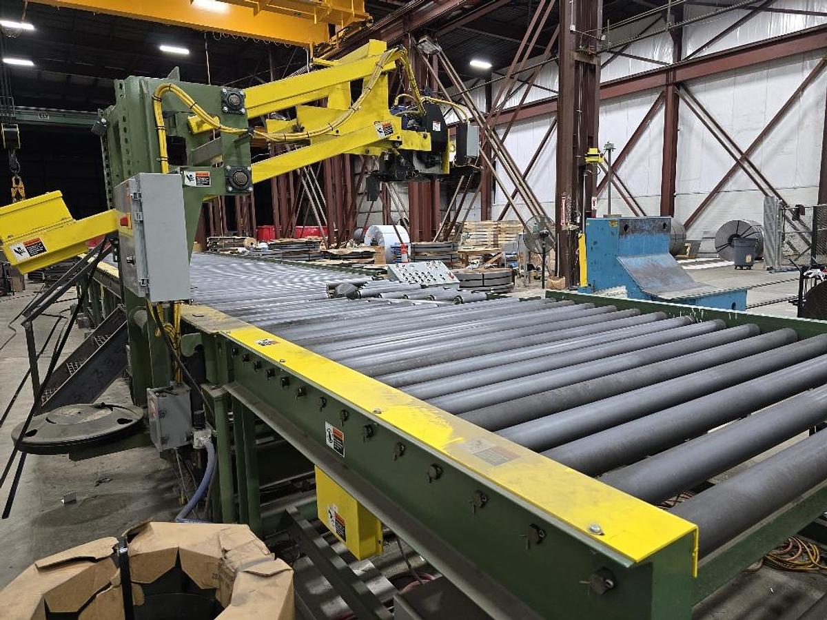 Used 72" x 12,000 Lb. Pomacon Banding Line