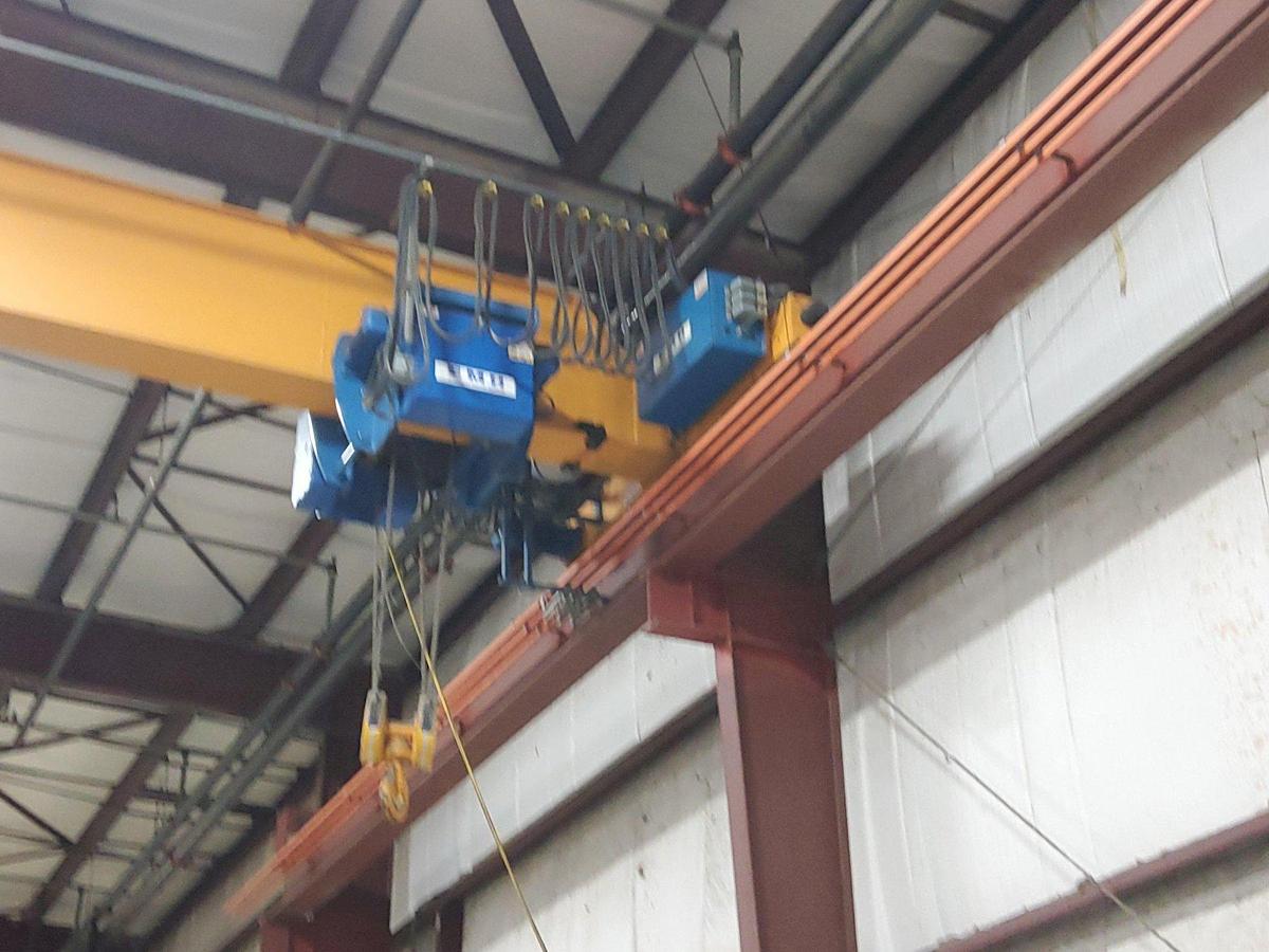 Used 10 Ton x 47’ ABBUS Bridge Crane with EMH Hoist