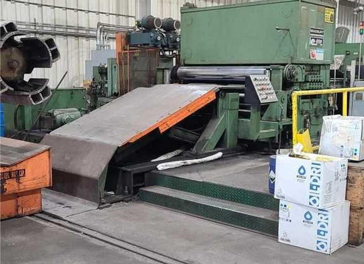 Used 72" Bradbury Peeler Table
