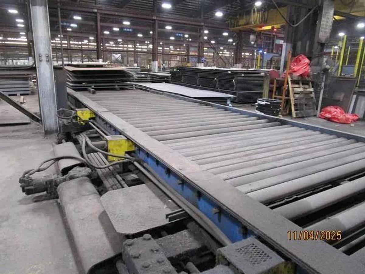 Used 72" x .250" x 80,000 Lb Bradbury Cut-To-Length Line