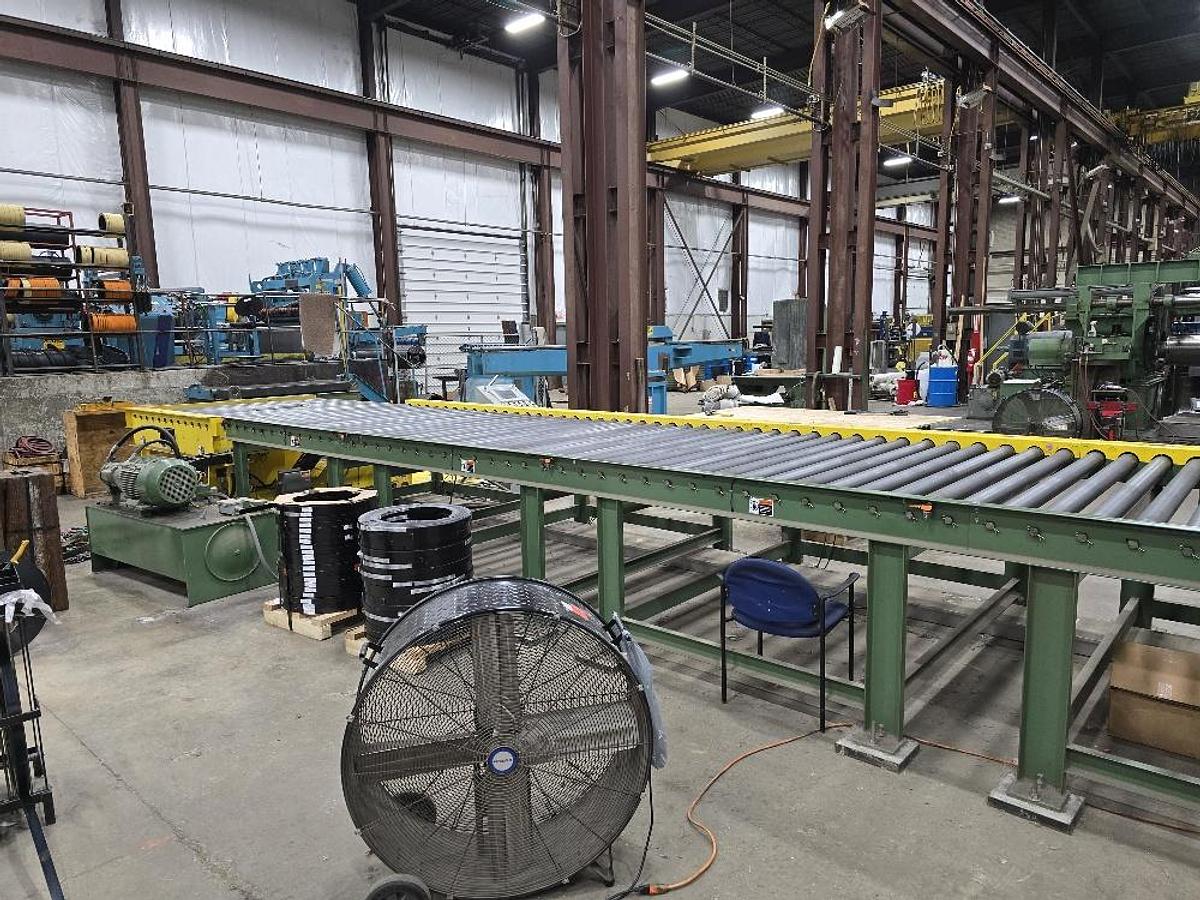 Used 72" x 12,000 Lb. Pomacon Banding Line