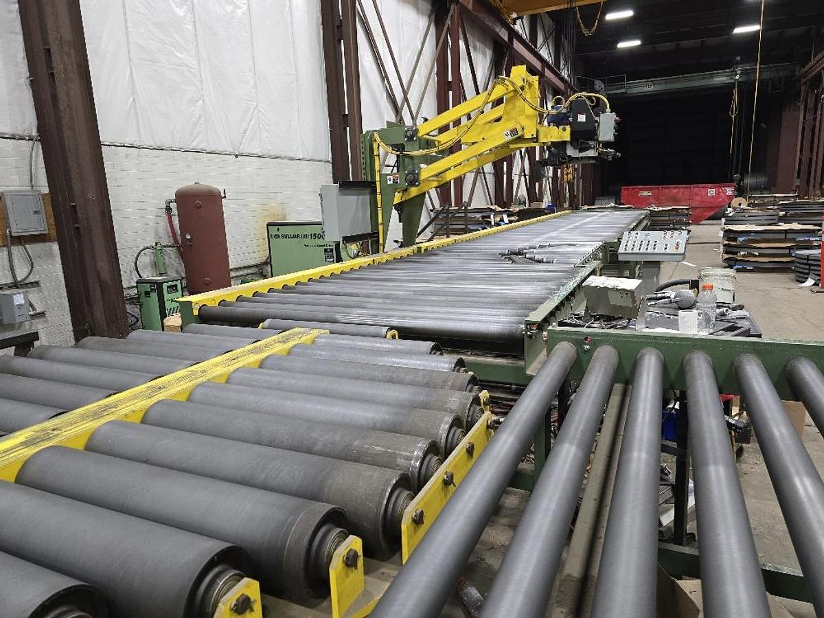 Used 72" x 12,000 Lb. Pomacon Banding Line