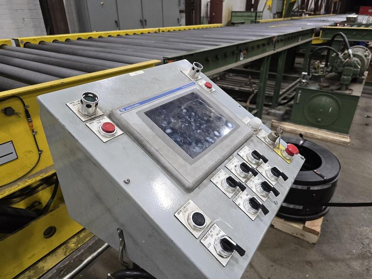 Used 72" x 12,000 Lb. Pomacon Banding Line