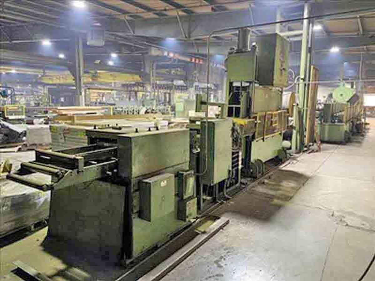 Used 30" x 4" 12 Stand Bradbury Rollforming Line