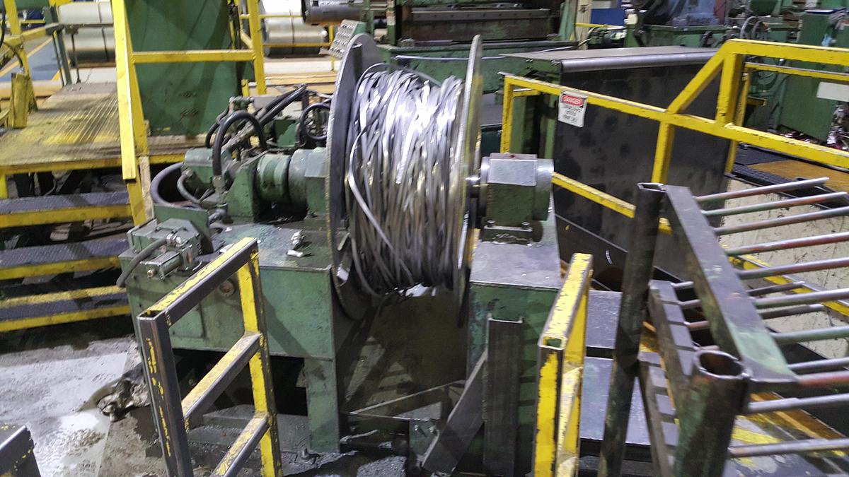 Used 60” x .125" x 40,000 Lbs. UMI Slitting Line