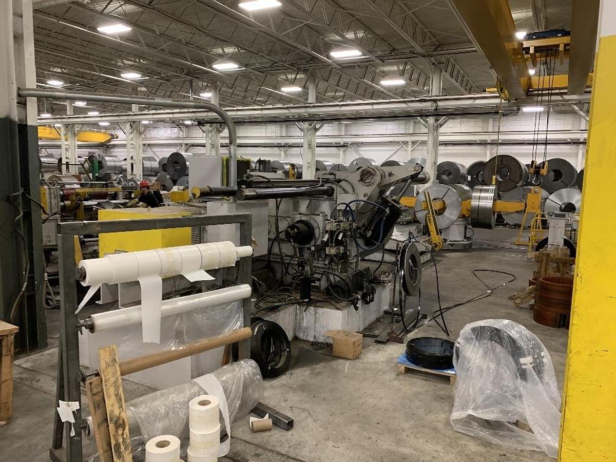 Used 54" x .015 - .125 x 30,000 Lbs. Pro-Eco/Loopco Slitting Line