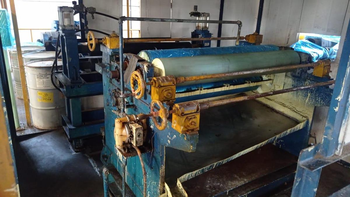 Used 55” Wide 4-Roll Prime Coater (Used)