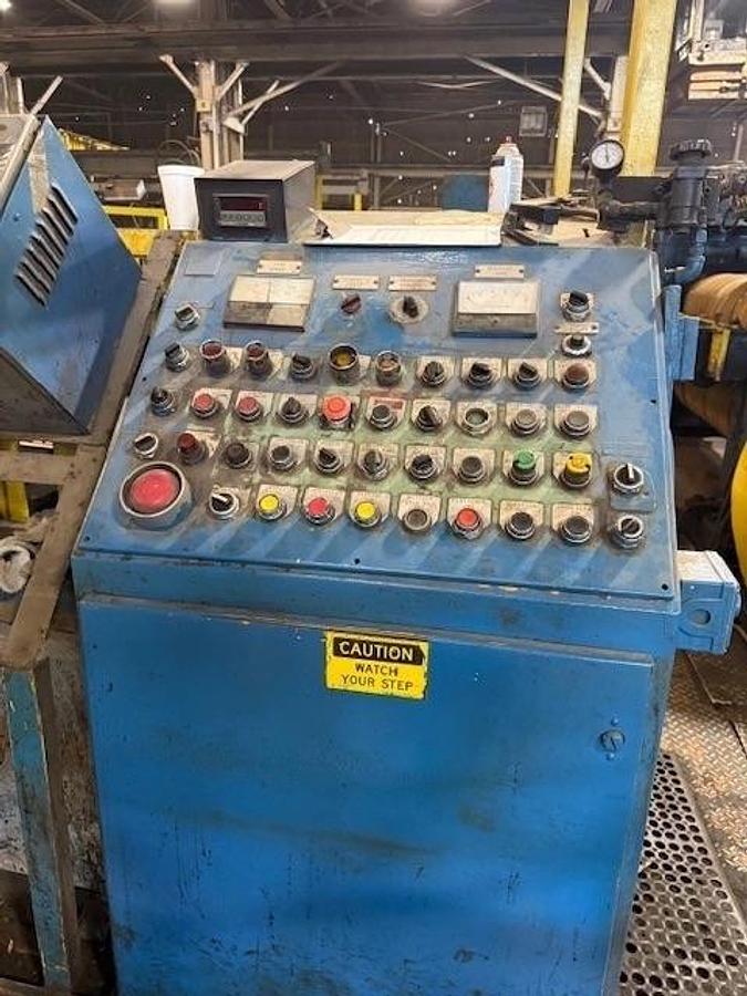 Used 60" x 1/2" x 60,000Lb Braner/Yoder Slitting Line