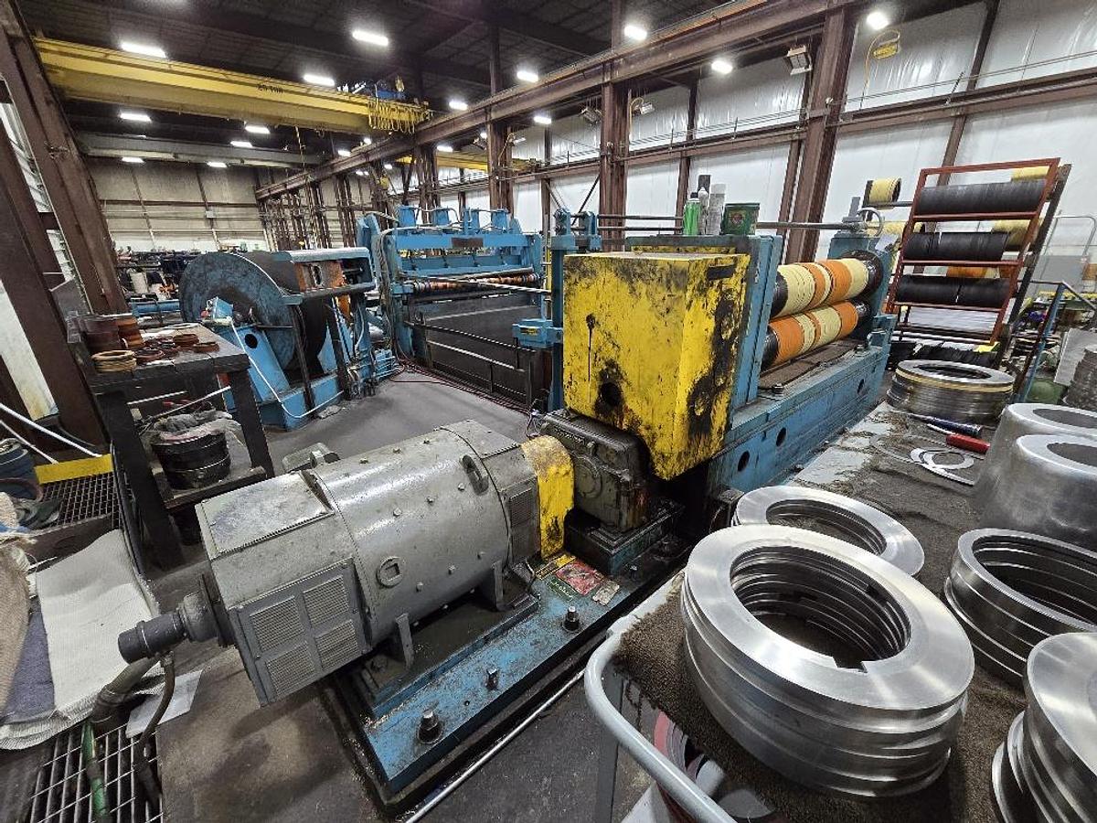 Used 72” X 50,000 Lb Loopco Slitting Line