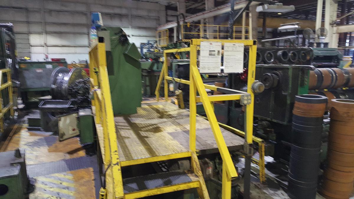 Used 60” x .125" x 40,000 Lbs. UMI Slitting Line
