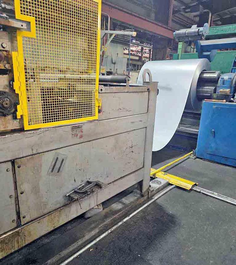 Used 60" x 0.060" x 20,000# Iowa Precision Slear Line