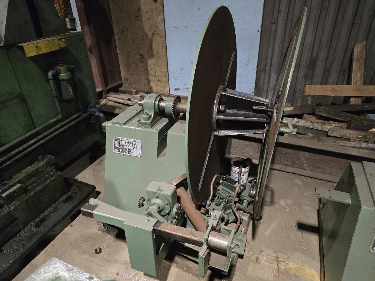 Used 12” Wide Scrap Winder With Oscillation Eye